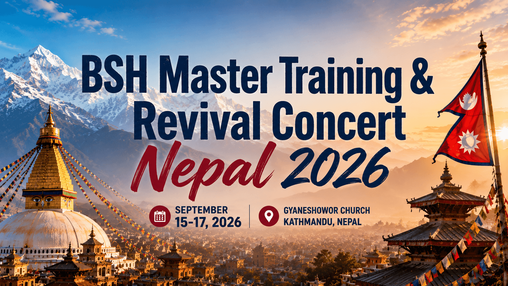 BSH Master Training & Revival Concert Nepal 2026